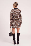 Leopard Print Crop Sweater