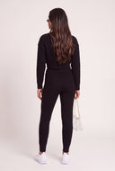 Donna Cable Knit Crop Sweater