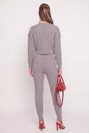 Donna Cable Knit Crop Sweater