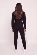 Donna Cable Knit Joggers