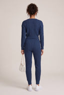 Donna Cable Knit Joggers