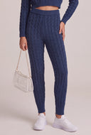 Donna Cable Knit Joggers