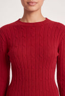 Leia Cable Knit Sweater