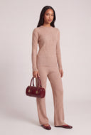 Leia Cable Knit Pants