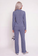 Brushed Knit Long Sleeve Top