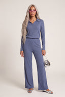 Brushed Knit Pull On Pants
