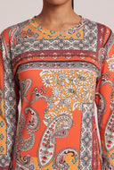 Bandana Print Top and Shorts Set