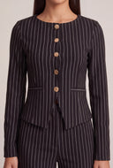 Cora Pinstripe Blazer