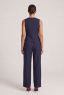 Lily Pinstripe Blazer Vest