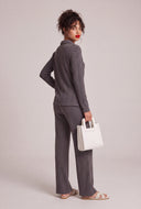 Haley Rib Knit Long Sleeve Top