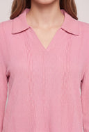 Haley Rib Knit Long Sleeve Top