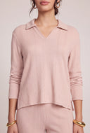 Haley Rib Knit Long Sleeve Top