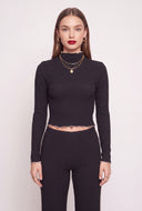 Fiora Contrast Crop Top