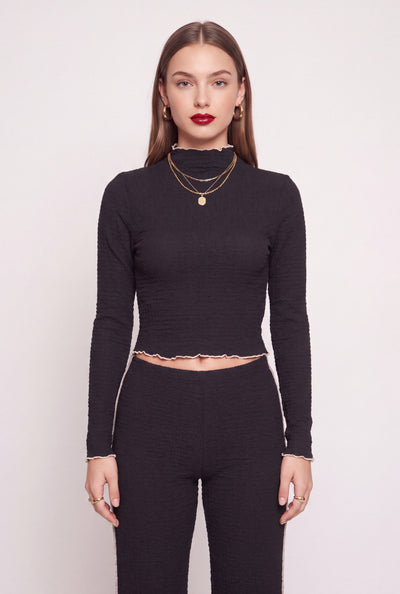 Fiora Contrast Crop Top