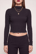 Fiora Contrast Crop Top