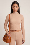 Fiora Contrast Crop Top
