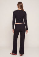 Fiora Contrast Flare Pants