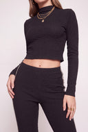 Fiora Contrast Flare Pants