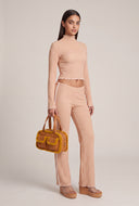 Fiora Contrast Flare Pants
