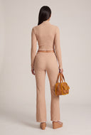Fiora Contrast Flare Pants