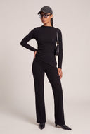 Kaelyn Rib Knit Flare Pants
