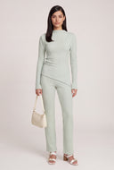 Kaelyn Rib Knit Flare Pants