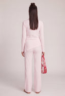 Kaelyn Rib Knit Flare Pants