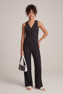 Bridget Pinstripe Blazer Vest