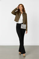 Veda Scuba Cropped Shacket