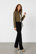 Veda Scuba Cropped Shacket