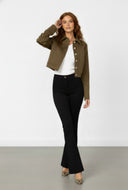 Veda Scuba Cropped Shacket