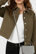 Veda Scuba Cropped Shacket