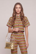 Chevron Crop Shirt