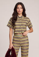 Chevron Crop Shirt