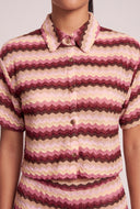 Chevron Crop Shirt
