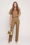 Chevron Pull On Pants