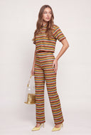 Chevron Pull On Pants