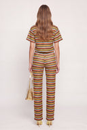 Chevron Pull On Pants