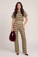 Chevron Pull On Pants