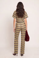 Chevron Pull On Pants
