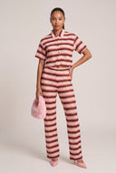 Chevron Pull On Pants