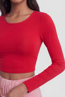 Classic Scoop Neck Crop Top