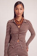 Striped Flyaway Top