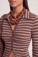 Striped Flyaway Top