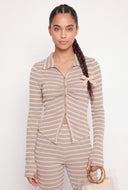 Striped Flyaway Top
