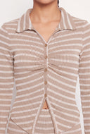 Striped Flyaway Top