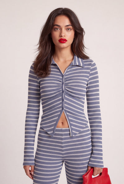 Striped Flyaway Top