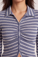 Striped Flyaway Top