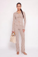 Striped High Waist Pants
