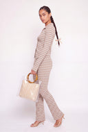 Striped High Waist Pants
